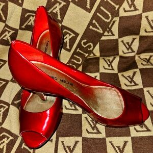 Patent leather Red heels